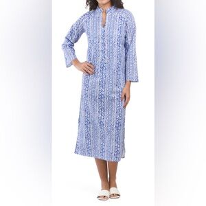 SAIL TO SABLE Button Front Caftan Dress